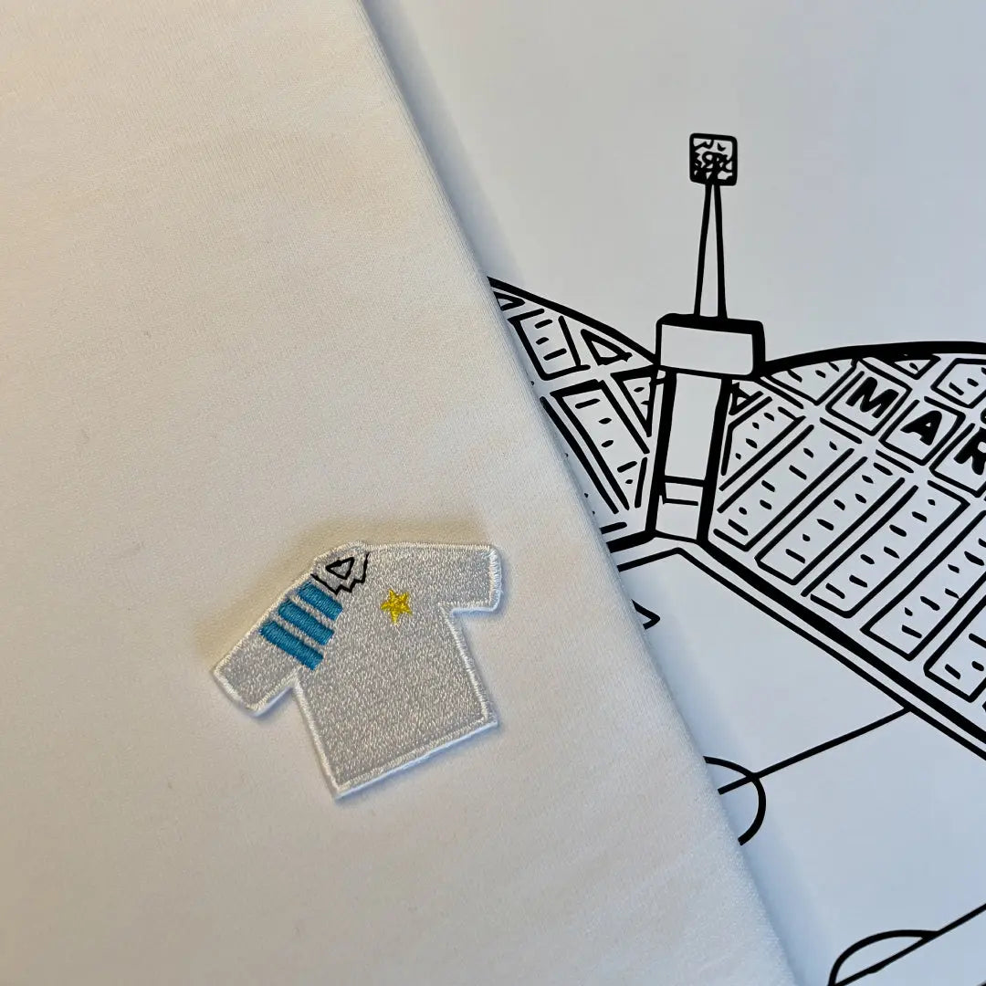 T-shirt brodé "À jamais"⎜Marseille Maison Ferveur