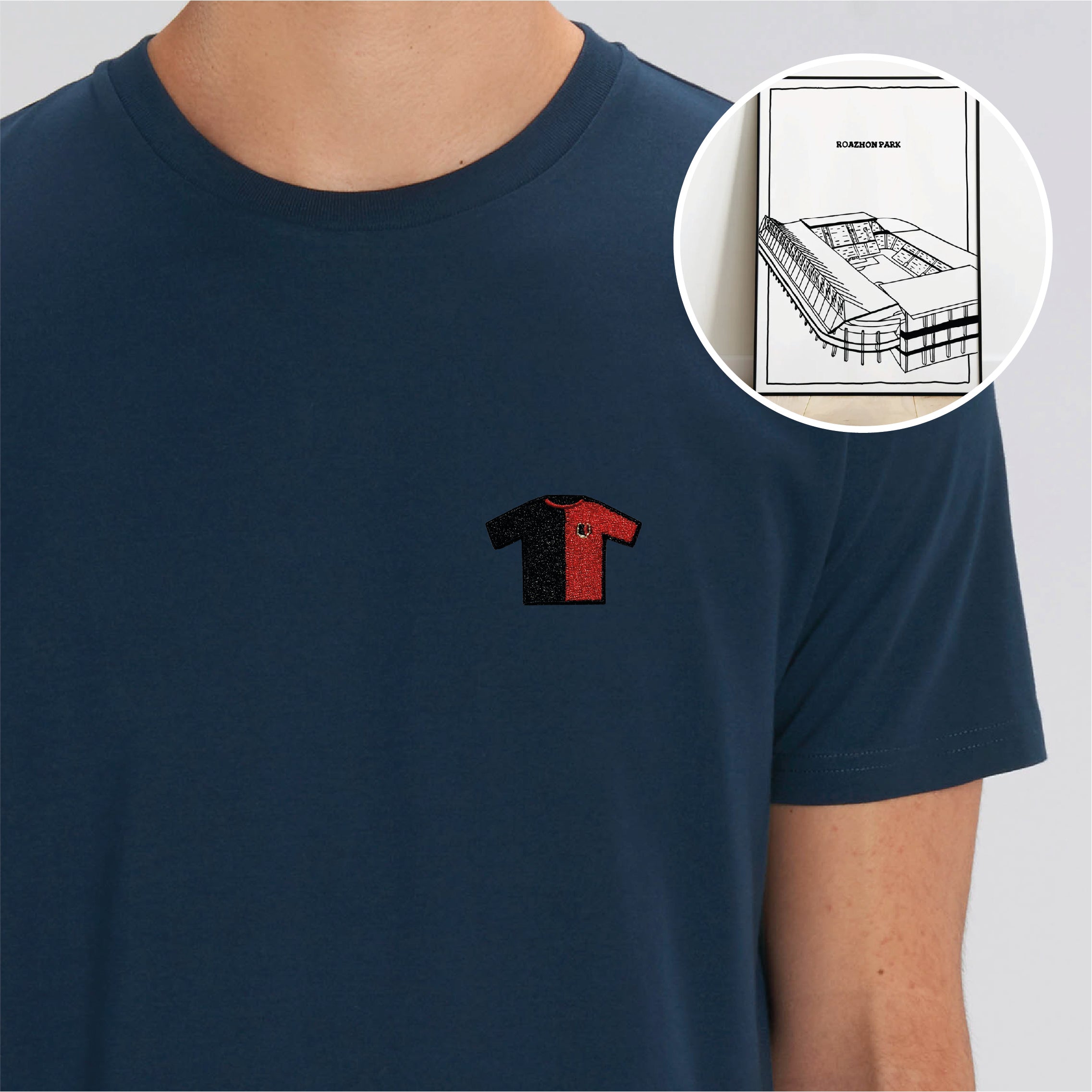 T-shirt "Rennes" & Poster "Roazhon Park"⎜Rennes - Maison Ferveur