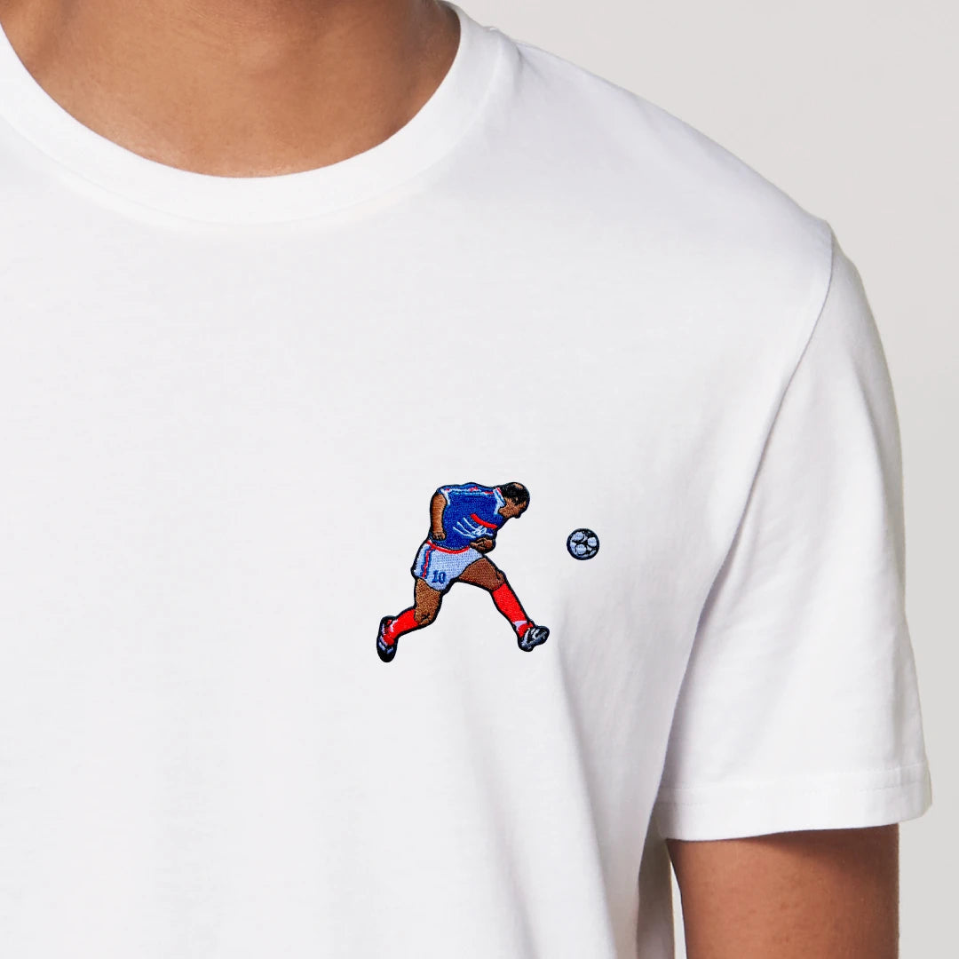 T-shirt brodé "Zidane 98"⎜France - Maison Ferveur