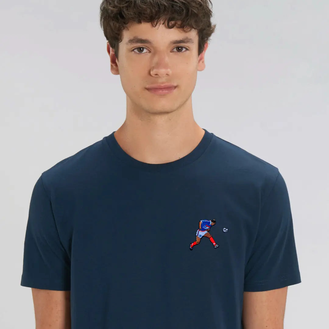 T-shirt brodé "Zidane 98"⎜France Maison Ferveur