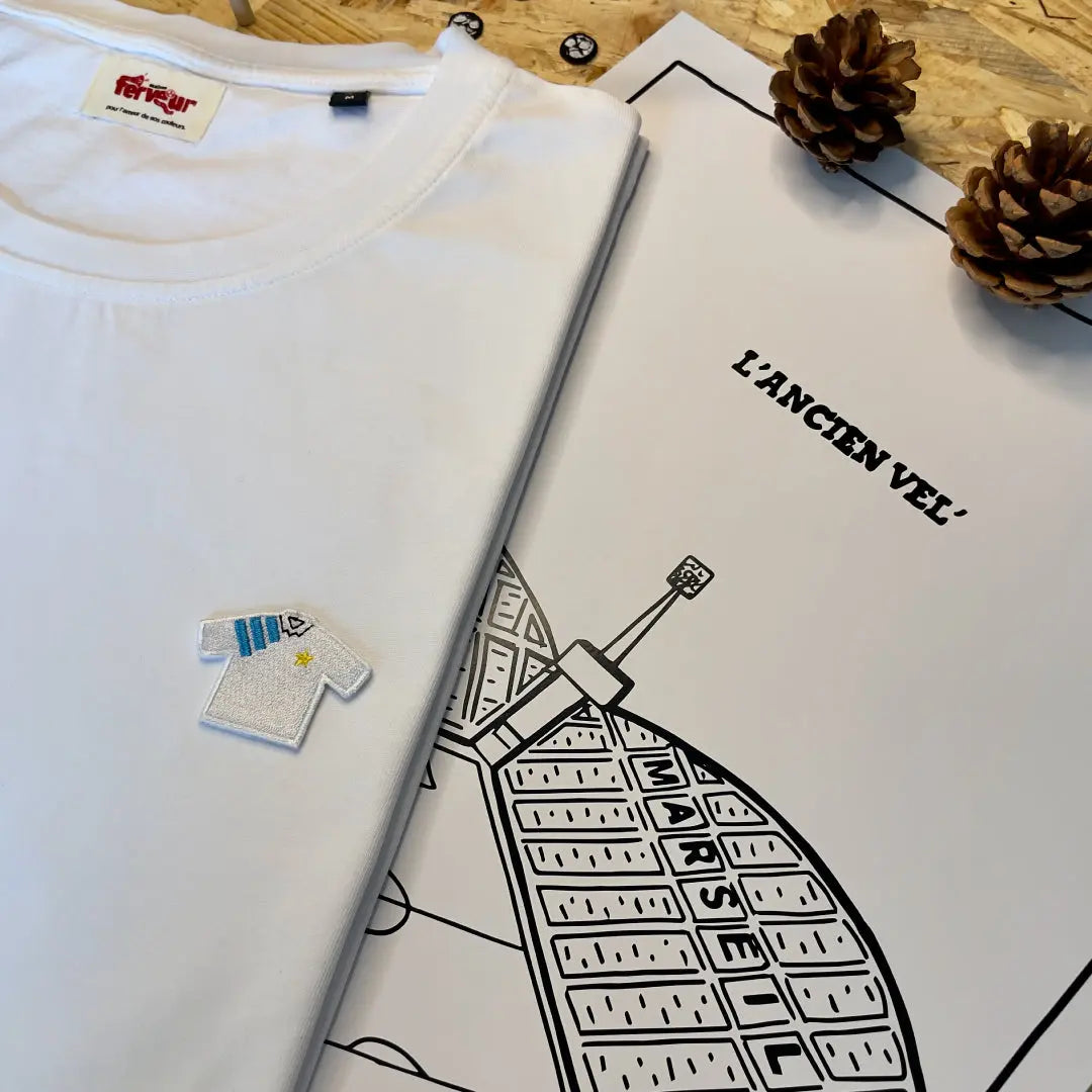 T-shirt brodé "À jamais"⎜Marseille Maison Ferveur
