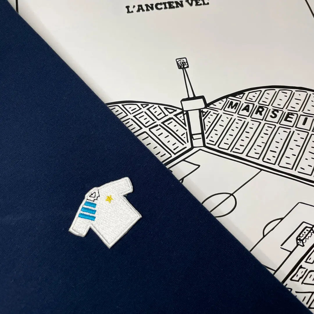 T-shirt brodé "À jamais"⎜Marseille Maison Ferveur