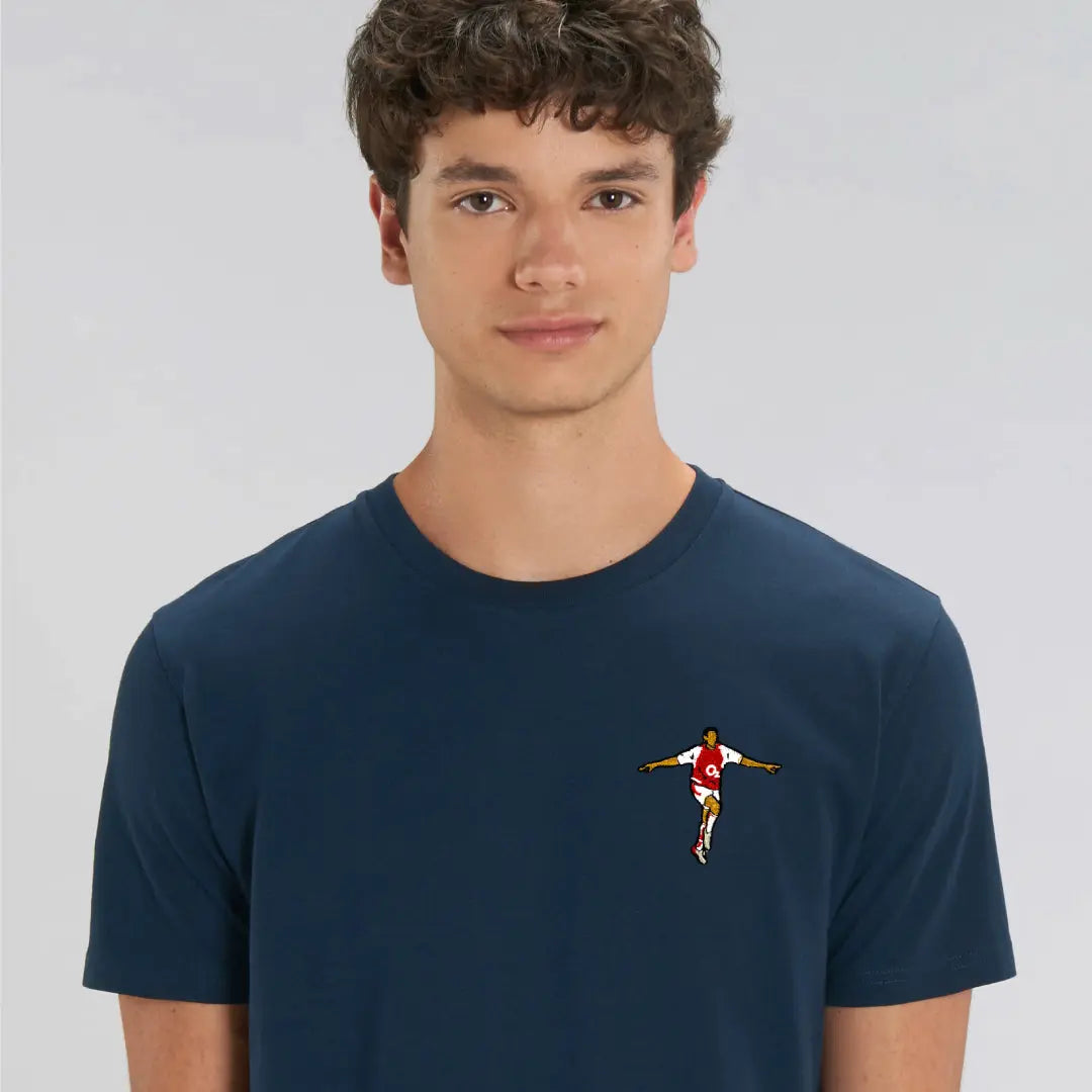 T-shirt brodé "Henry"⎜Arsenal Maison Ferveur