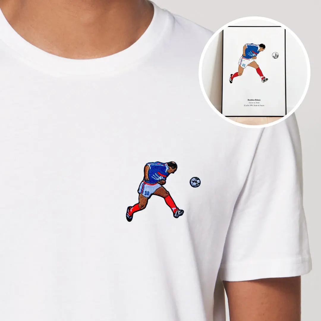 T-shirt "Zidane 98" & Poster "12 juillet"⎜France Maison Ferveur