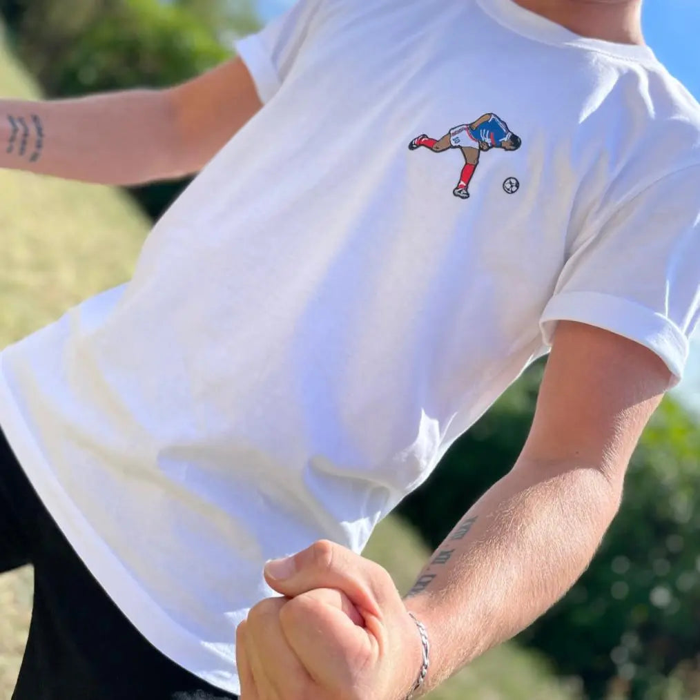 T-shirt brodé "Zidane 98"⎜France Maison Ferveur