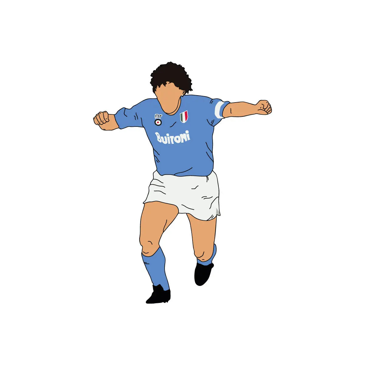 T-shirt "Maradona"⎜Naples Maison Ferveur