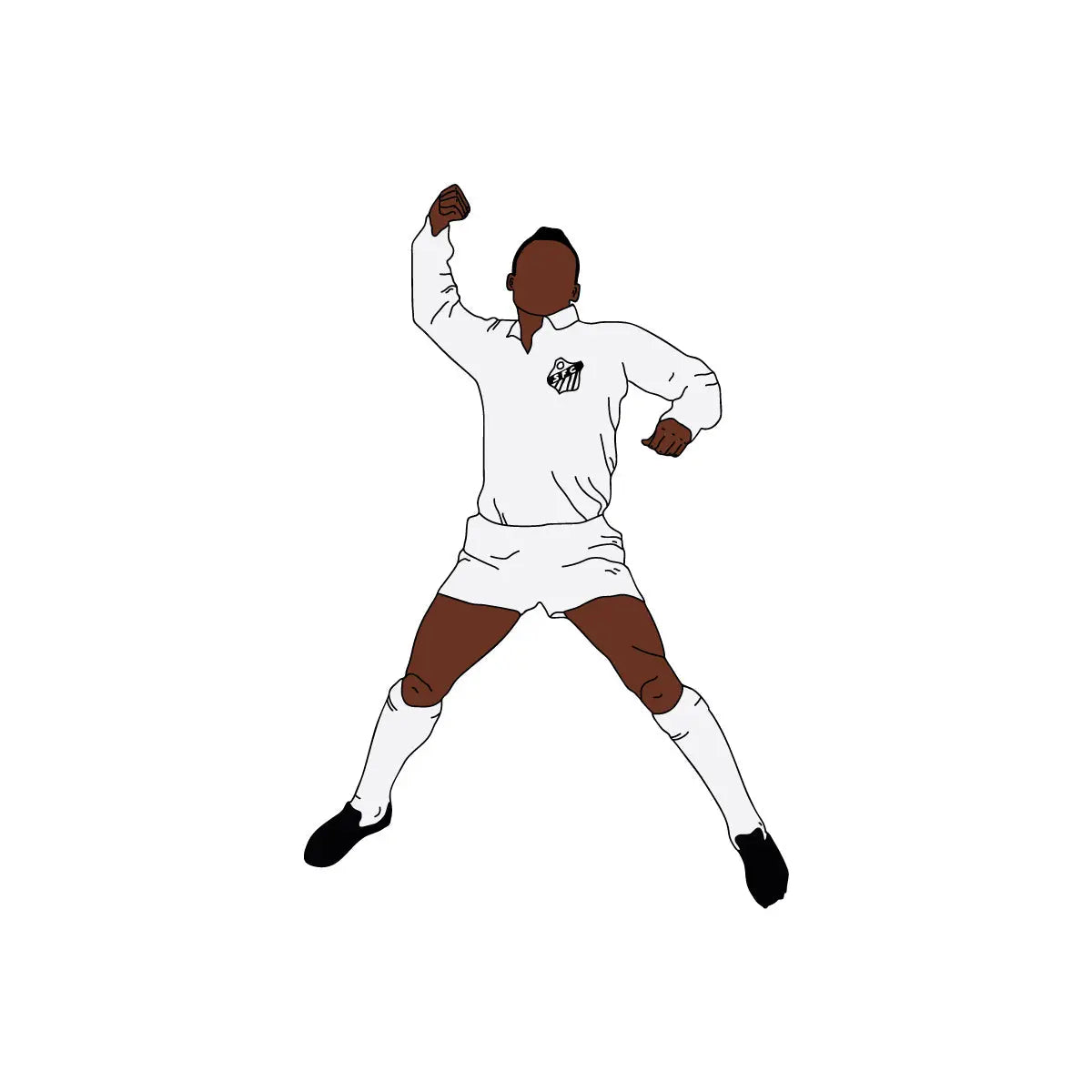 T-shirt "Pelé"⎜Santos Maison Ferveur